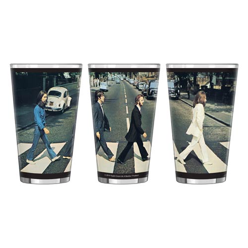 Beatles Abbey Road 16 oz. Sublimated Pint Glass